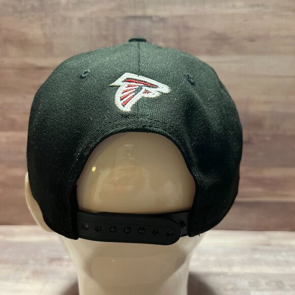 Atlanta Falcons New Era 9Fifty Snapback Black Cap Adjustable Hat 100% Polyester - Picture 7 of 15